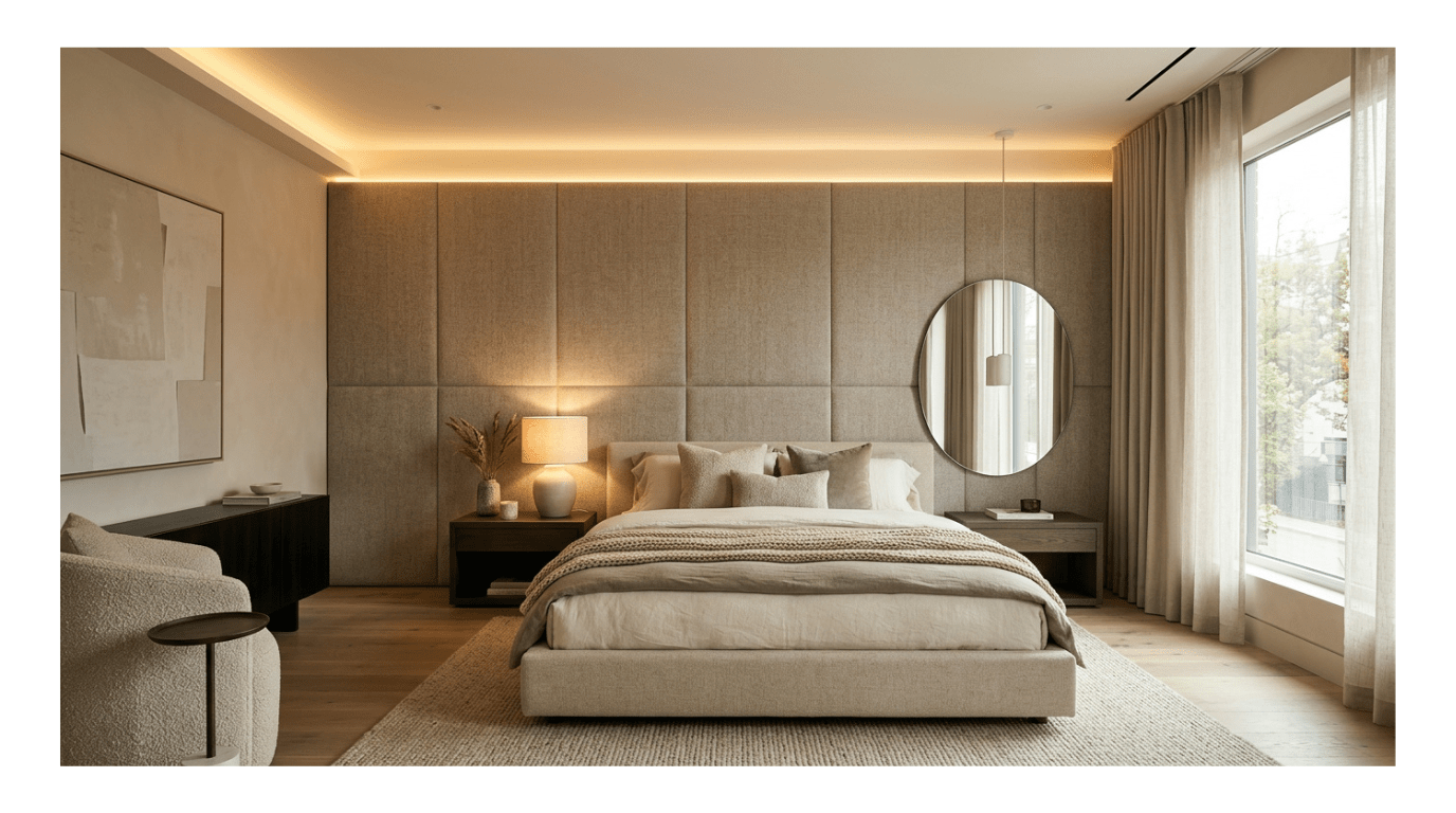 Тихие стены в современном интерьере